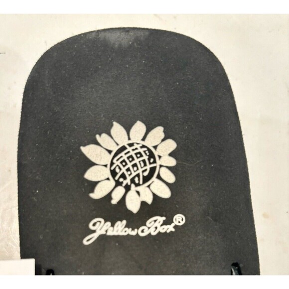 Yellow Box Women's Valence‎ Sparkle Wedge Thong Sandal Flip Flop Size 7.5 - Picture 6 of 6